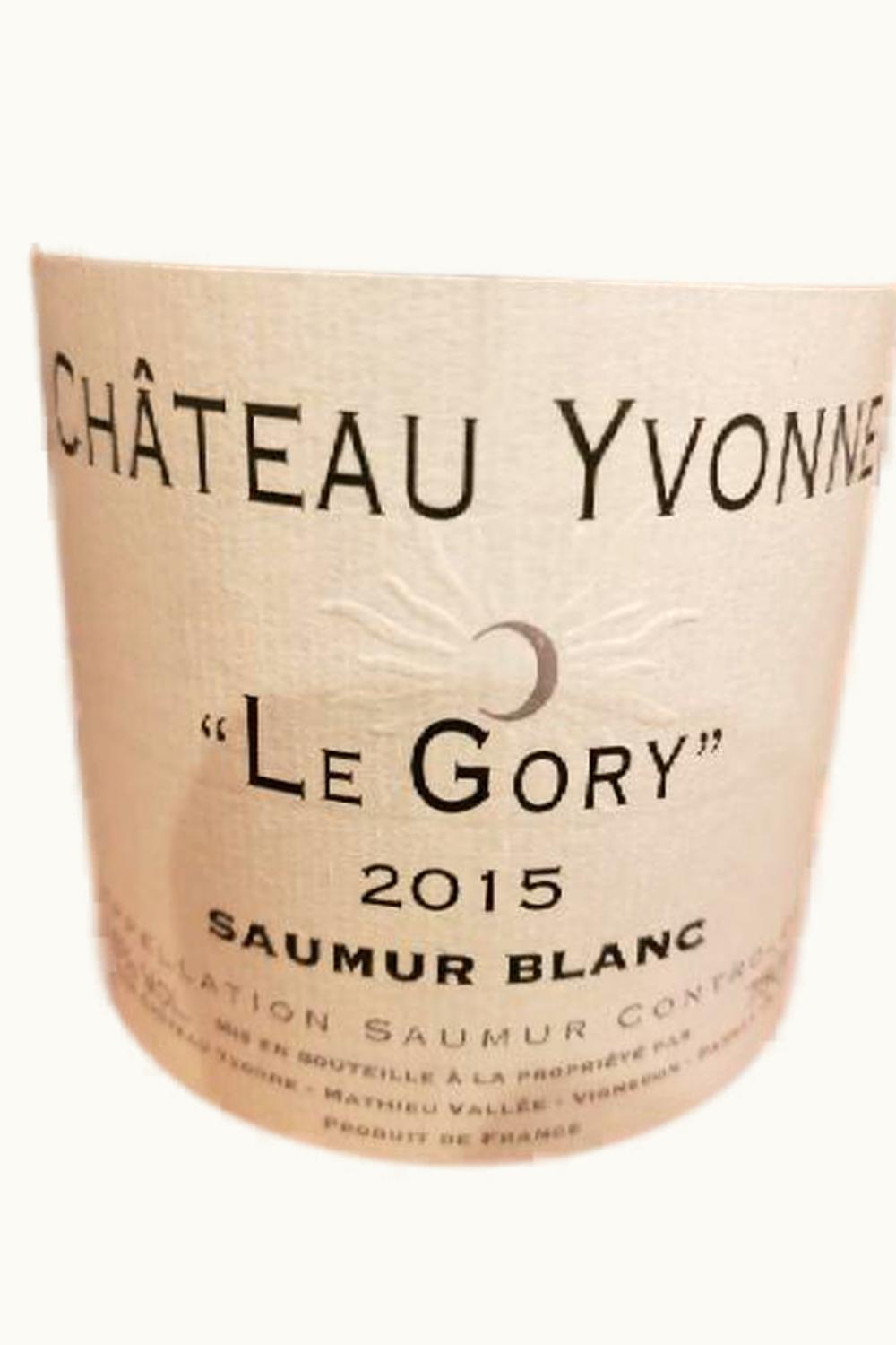 Yvorne Yvorne Le Gory Saumur Blanc, 2015