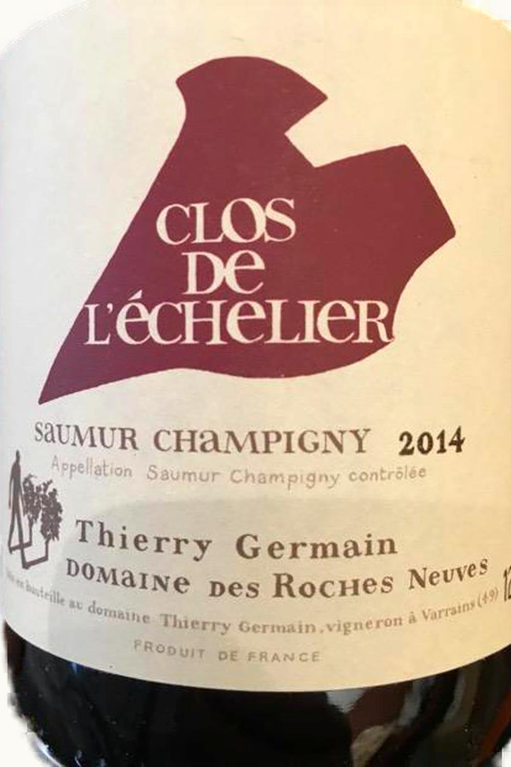 Thierry Germain Domaine de Roche Neuve Thierry Germain Domaine de Roche Neuve Dom de Roche Neuve Clos l'Échelier Saumur-Champigny, 2014