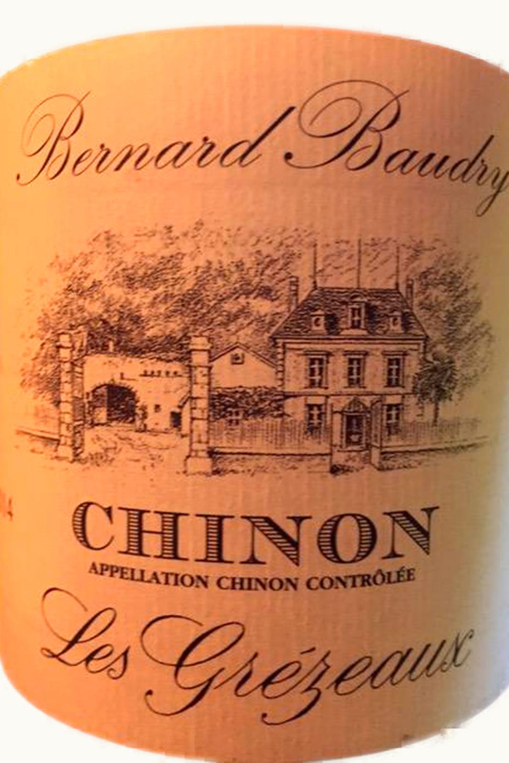 Bernard Baudry Bernard Baudry Les Grézeaux Chinon, 2014