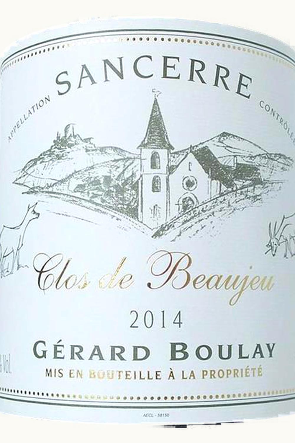 Gérard Boulay Gerard Boullay Clos de Beaujeu Sancerre, 2014