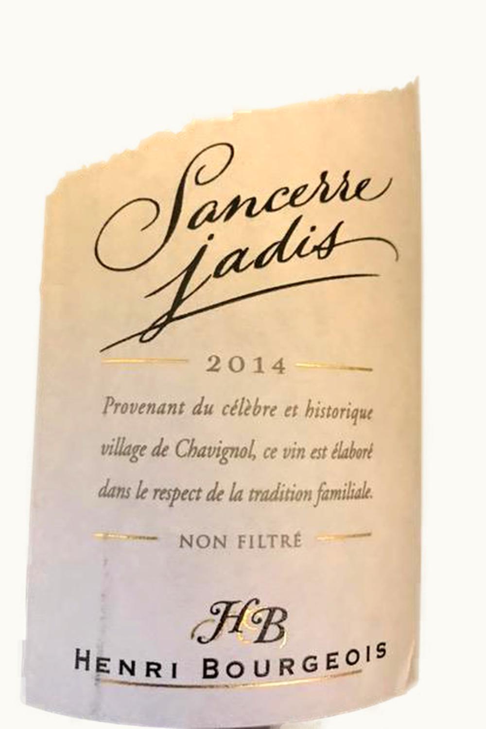Henri Bourgeois Henri Bourgeois Jadis Sancerre, 2014
