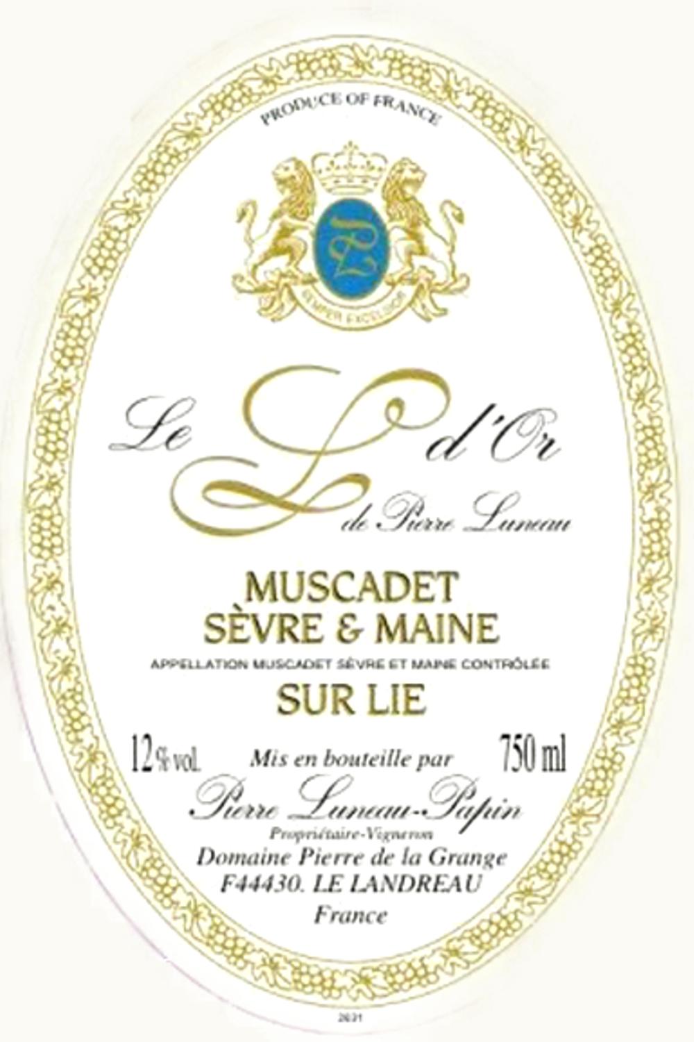 Domaine Pierre Luneau-Papin Domaine Pierre Luneau-Papin Sur Lies Terre de Muscadet Sevre et Maine, 2014