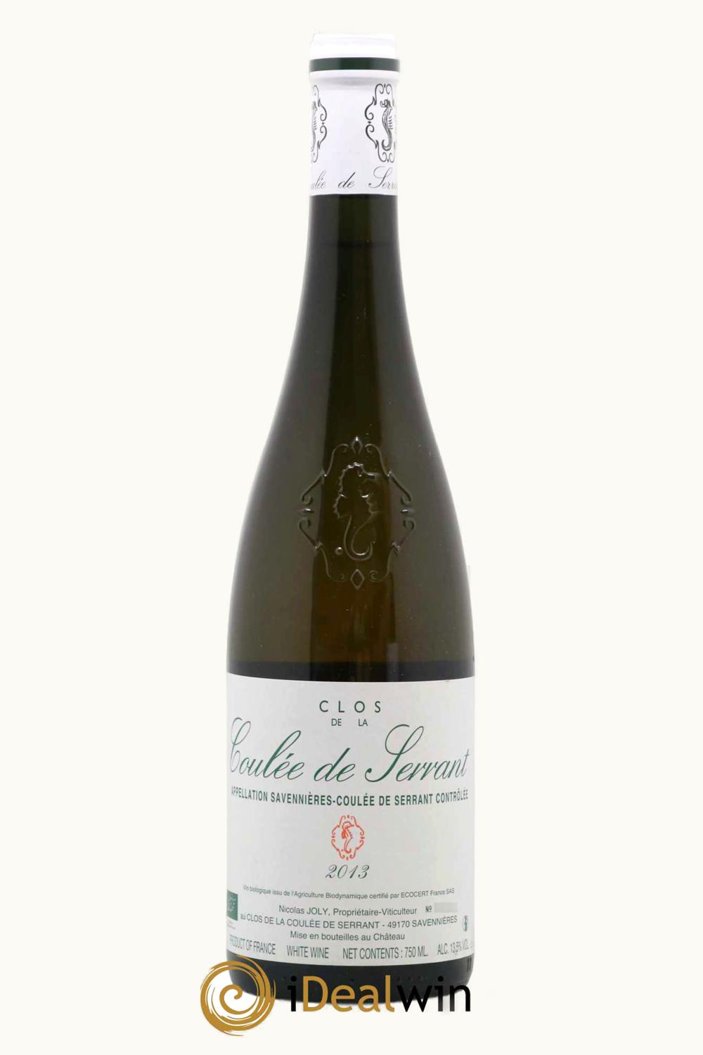 VIgnoble de la Coulée Serrant VIgnoble de la Coulée Serrant Clos Savennières Anjou, 2013
