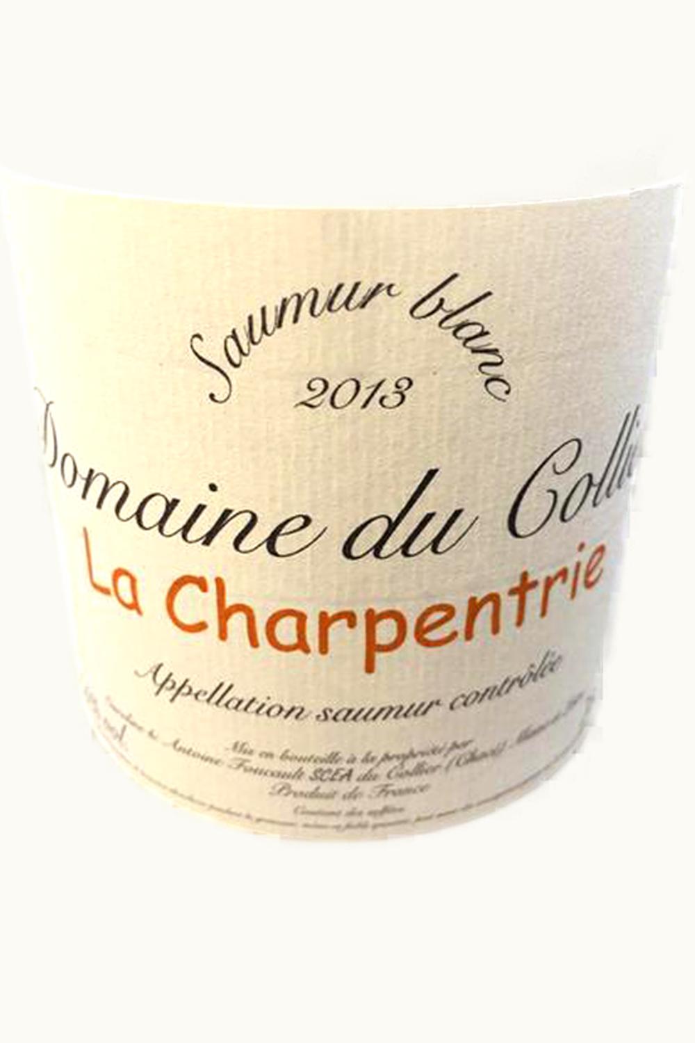 Domaine du Collier Domaine du Collier La Charpenterie Saumur Blanc Anjou, 2013