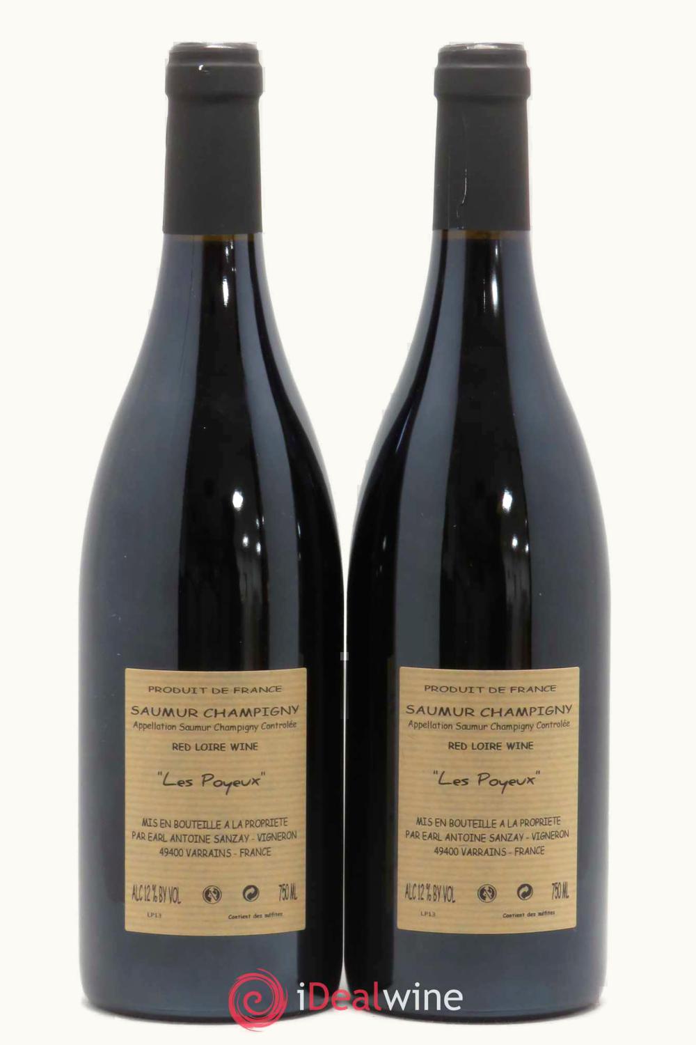 Domaine Antoine Sanzay Domaine Antoine Sanzay Les Poyeux Saumur Champigny Anjou, 2013