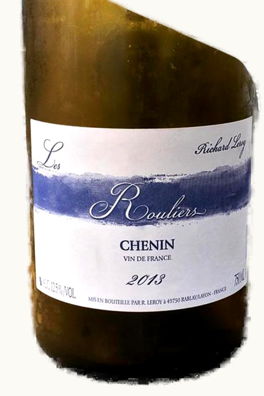 Richard Leroy Richard Leroy Blanc Le Clos de Rouliers Anjou Loire, 2013