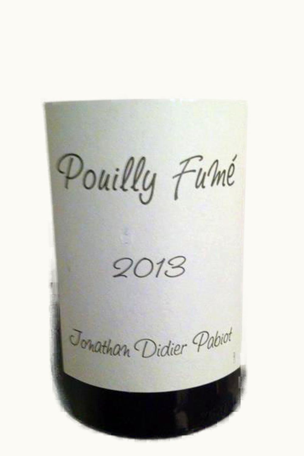 Jonathan Didier Pabiot Jonathan Didier Pabiot Préférence Pouilly-Fumé Upper Loire, 2013