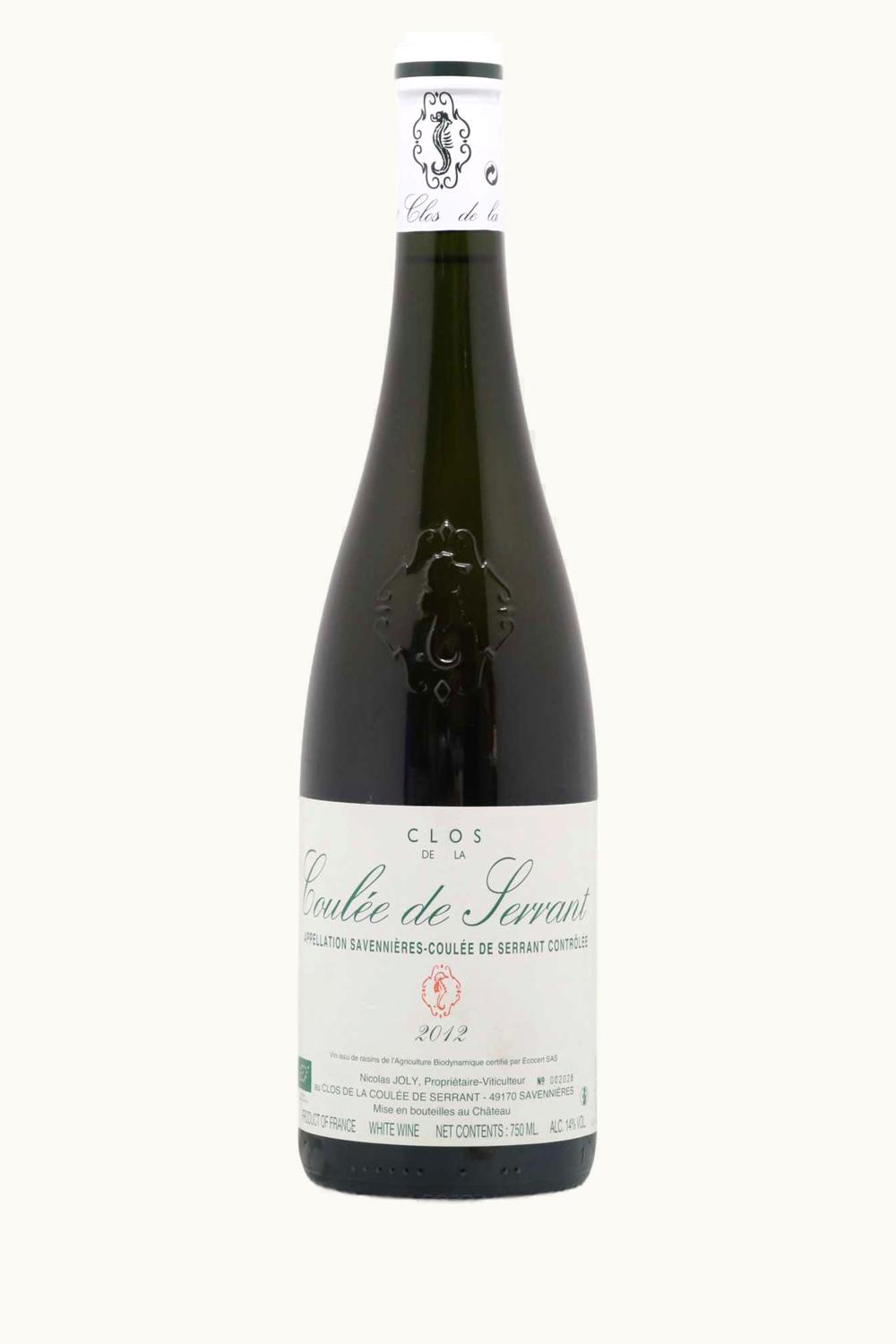 VIgnoble de la Coulée Serrant VIgnoble de la Coulée Serrant Clos Savennières Anjou Loire, 2012