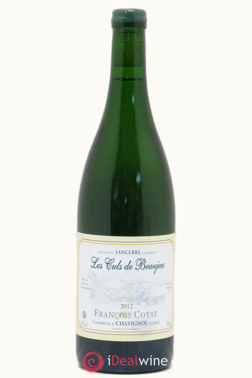 François Cotat François Cotat Les Culs de Beaujeu Sancerre Upper Loire, 2012