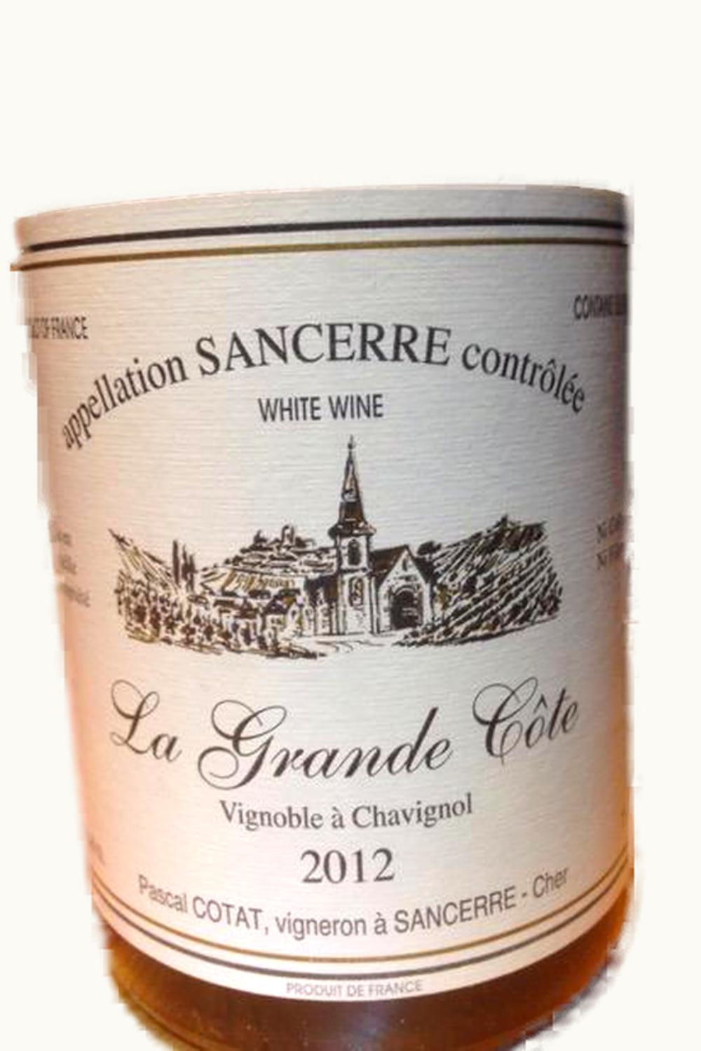 Pascal Cotat Pascal Cotat La Grand'Côte Sancerre Upper Loire, 2012