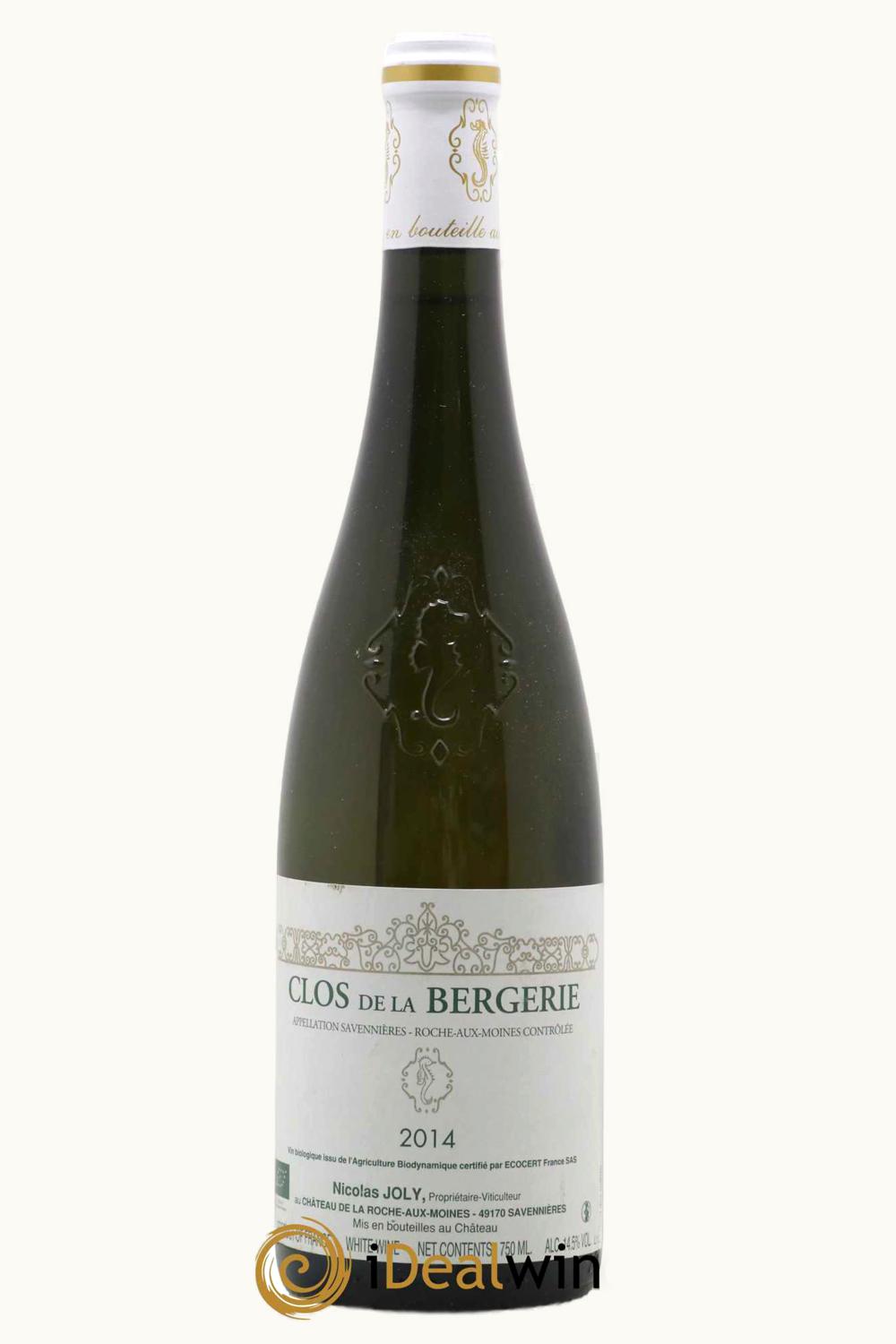 VIgnoble de la Coulée Serrant VIgnoble de la Coulée Serrant Roche Aux Moines Clos de la Bergerie Savenières Anjou Loire, 2012