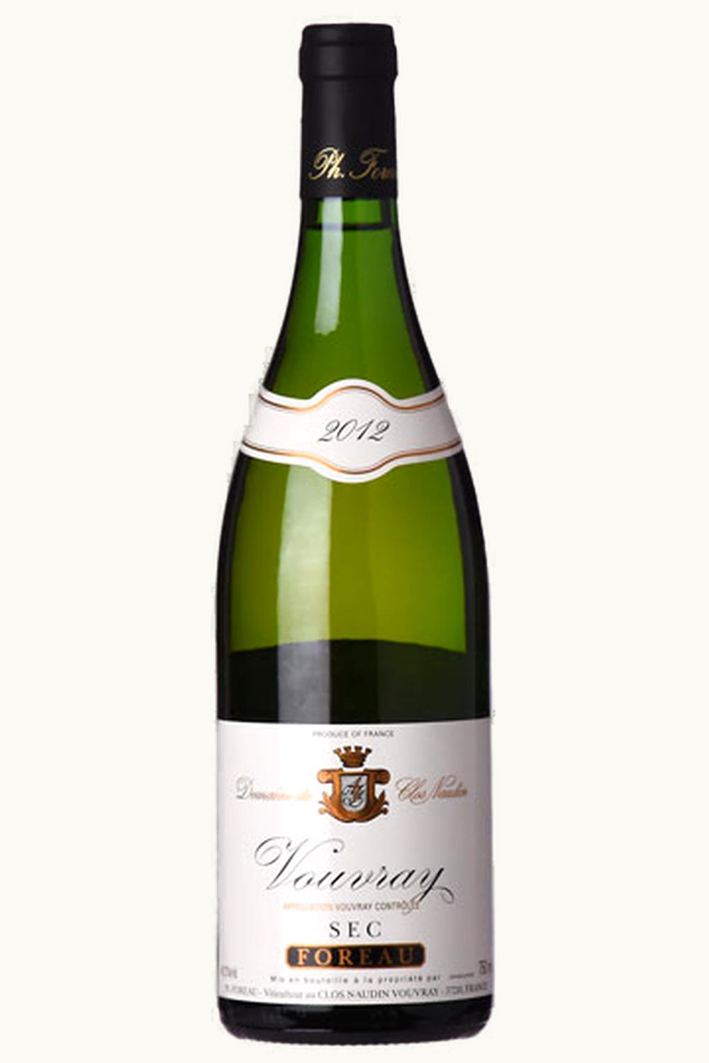 Philippe Foreau Philippe Foreau Dom du Clos Naudin Sec Vouvray Touraine Loire, 2012