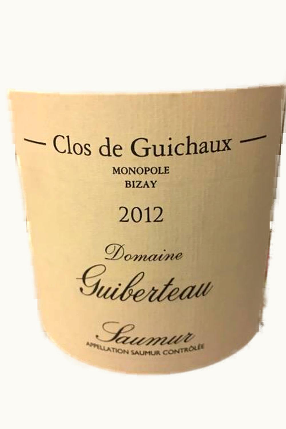 Domaine Guiberteau Domaine Guiberteau Le Clos de Guichaux Saumur Blanc Anjou Loire, 2012