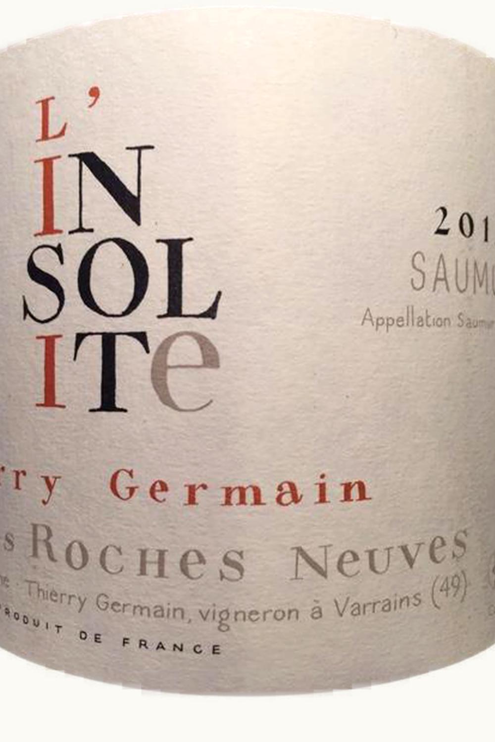 Thierry Germain Domaine de Roche Neuve Thierry Germain Domaine de Roche Neuve Dom de Roche Neuve L'Insolite Blanc Saumur-Anjou Loire, 2012