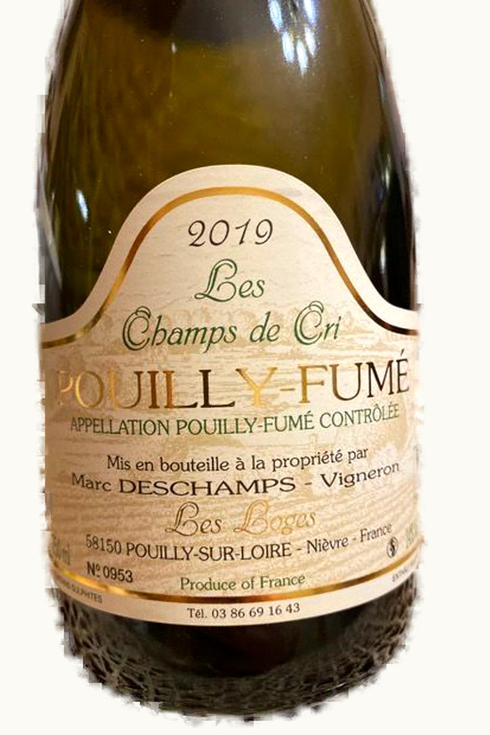 Marc Deschamps Marc Deschamps Les Champ de Cri Pouilly-Fumé Upper Loire, 2012