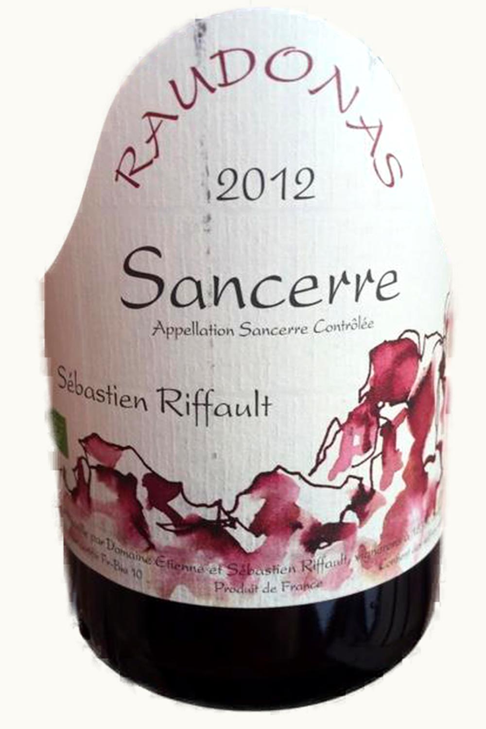 Domaine Sebastian Riffault Domaine Sebastian Riffault Raudonas Rouge Sancerre Upper Loire, 2012