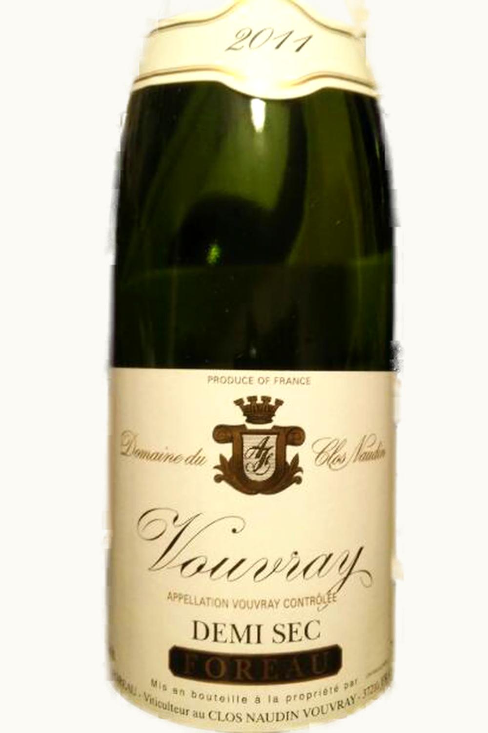 Philip Foreau Philip Foreau Dom du Clos Naudin Demi-Sec Vouvray Touraine Loire, 2011