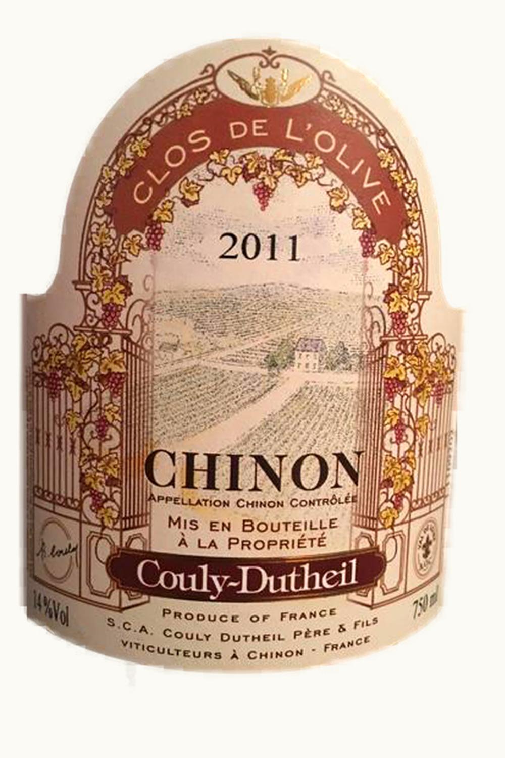 Couly-Dutheil Couly-Dutheil Le Clos de l'Olive Chinon Touraine Loire, 2011