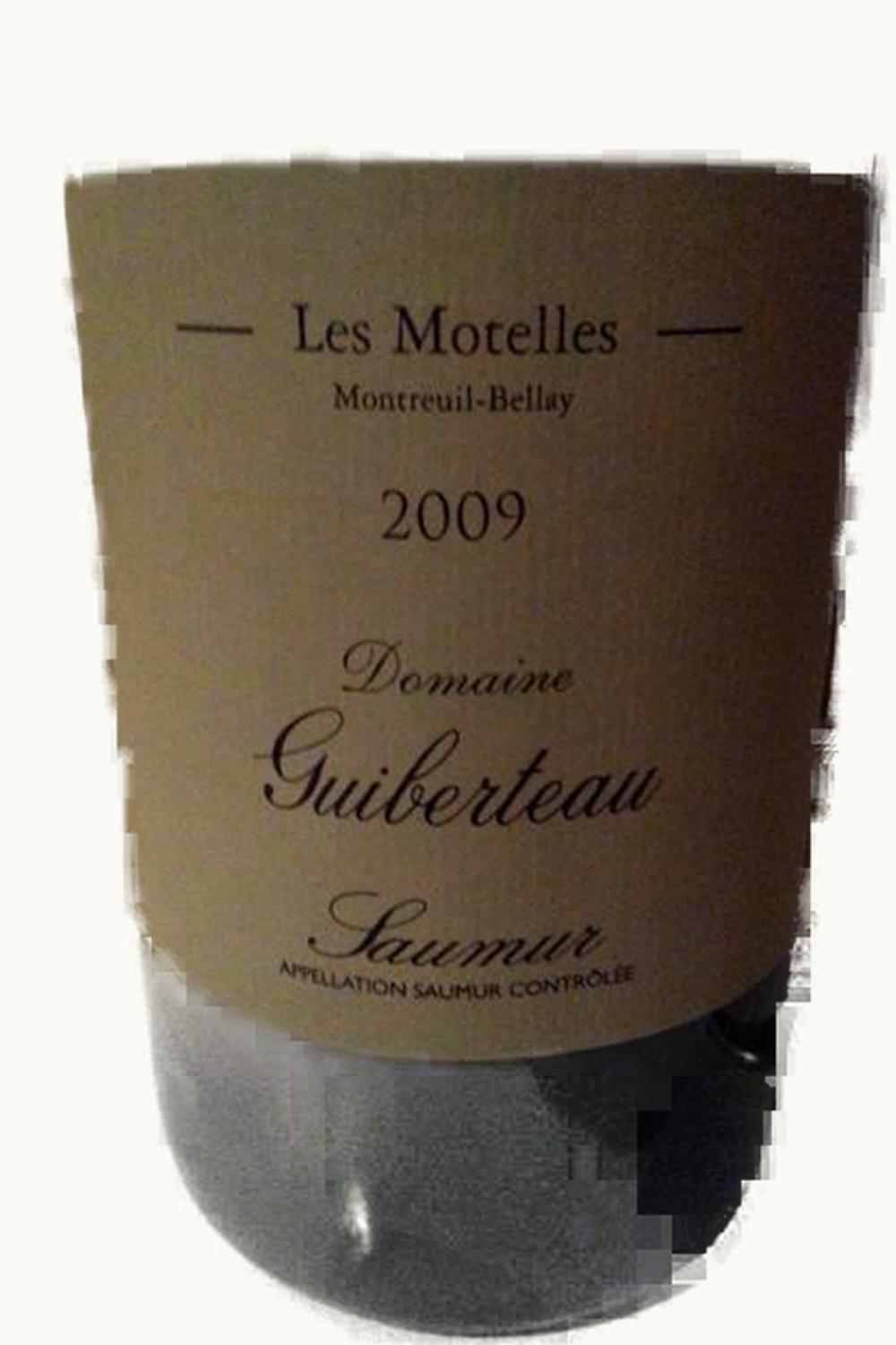 Domaine Guiberteau Domaine Guiberteau Cuvee Les Motelles Saumur Rouge Anjou Loire, 2011
