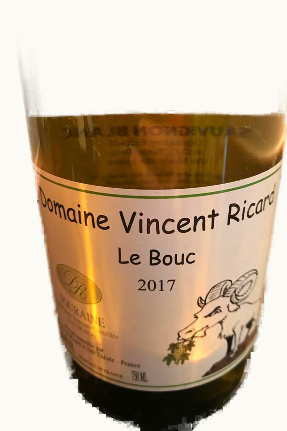 Domaine Ricard Domaine Ricard Le Bouc Touraine Loire, 2011