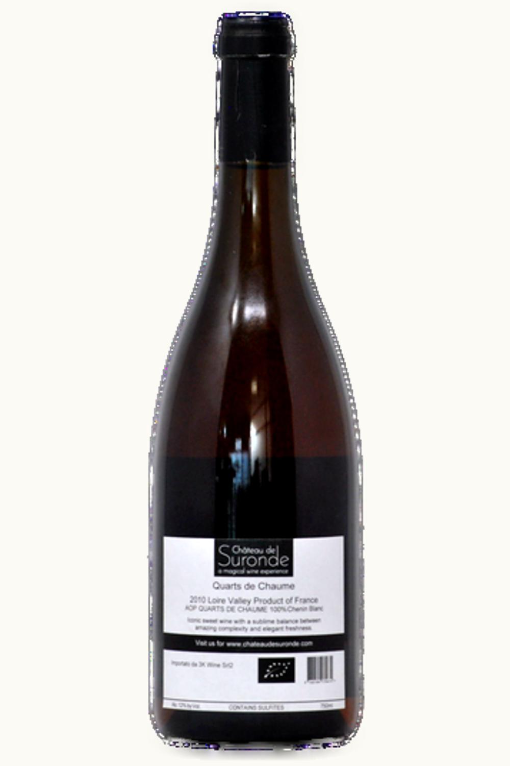 De Suronde De Suronde Quarts de Chaumes Anjou Loire, 2010