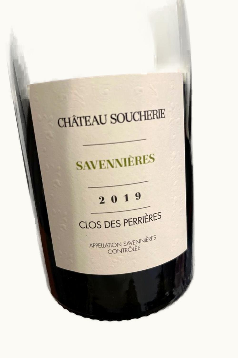 Soucherie Soucherie Clos de Perrier Savennières Anjou Loire, 2010