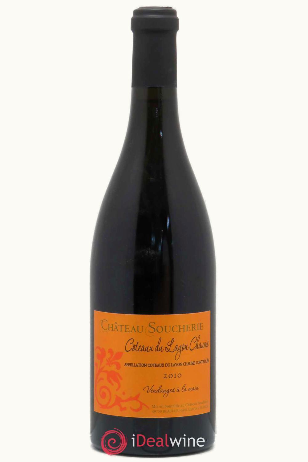 Soucherie Soucherie Coteaux du Layon Chaumes Anjou Loire, 2010