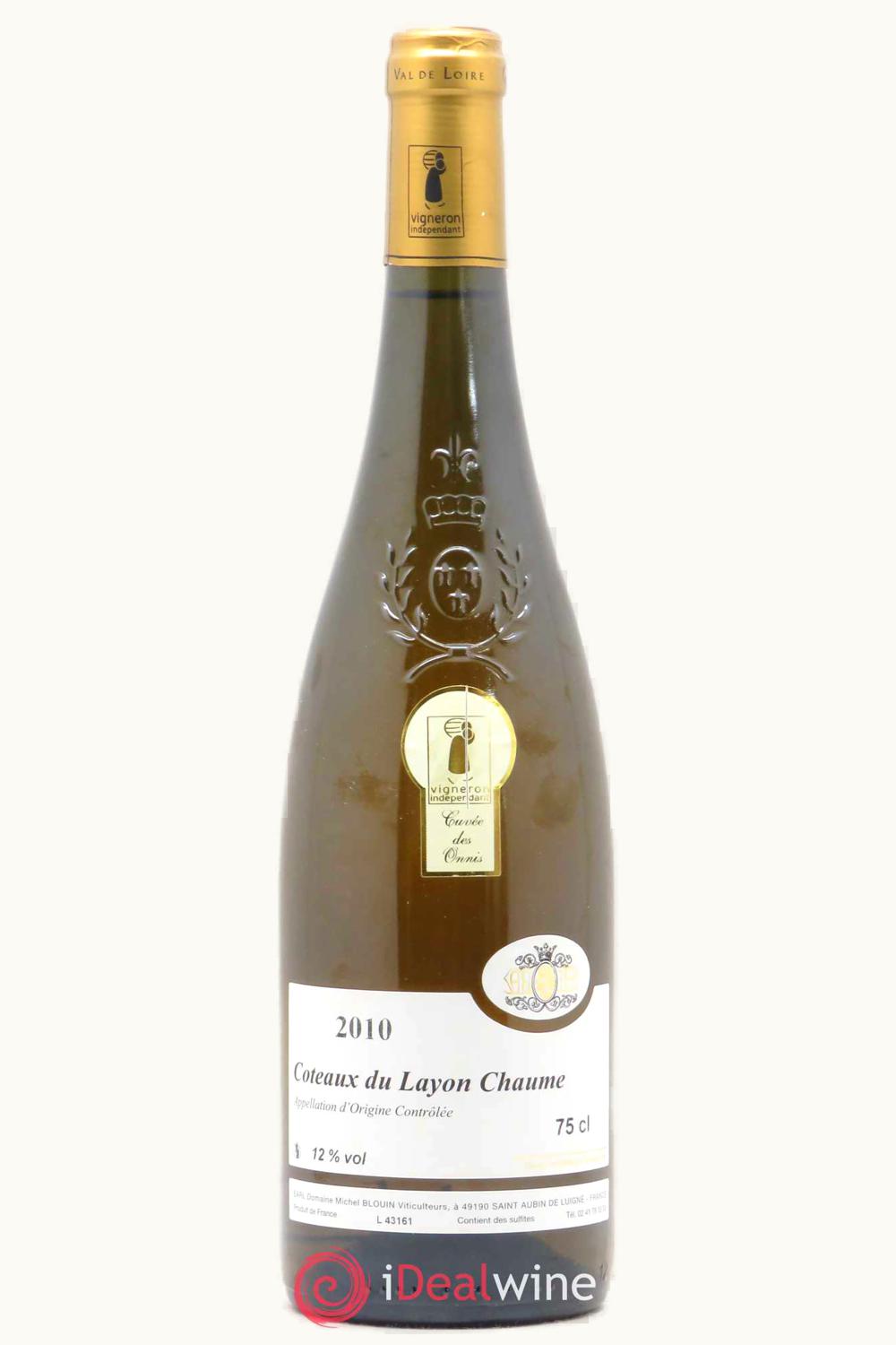 Domaine Michel Blouin Domaine Michel Blouin Coteaux du Layon Chaumes Anjou Loire, 2010
