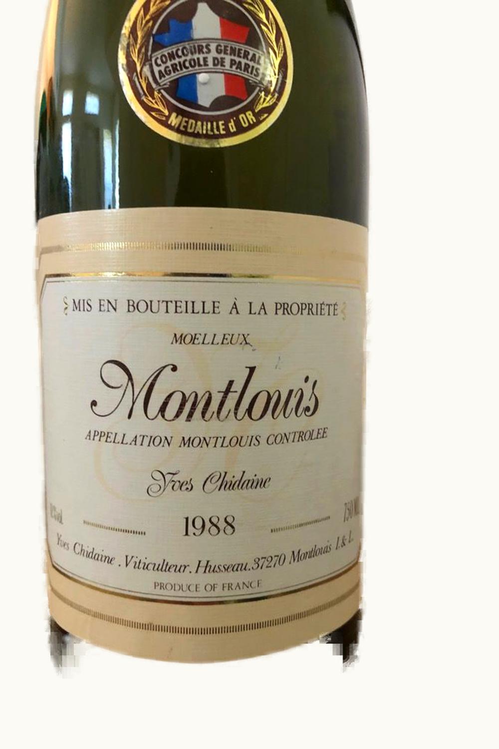 François Chidaine François Chidaine Moelleux Mont Louis Touraine Loire, 2009