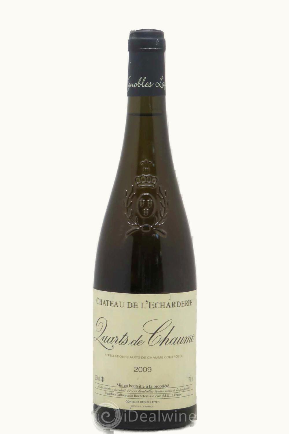 De l'Echarderie De l'Echarderie Quarts Chaumes Clos Paradis Anjou Loire, 2009