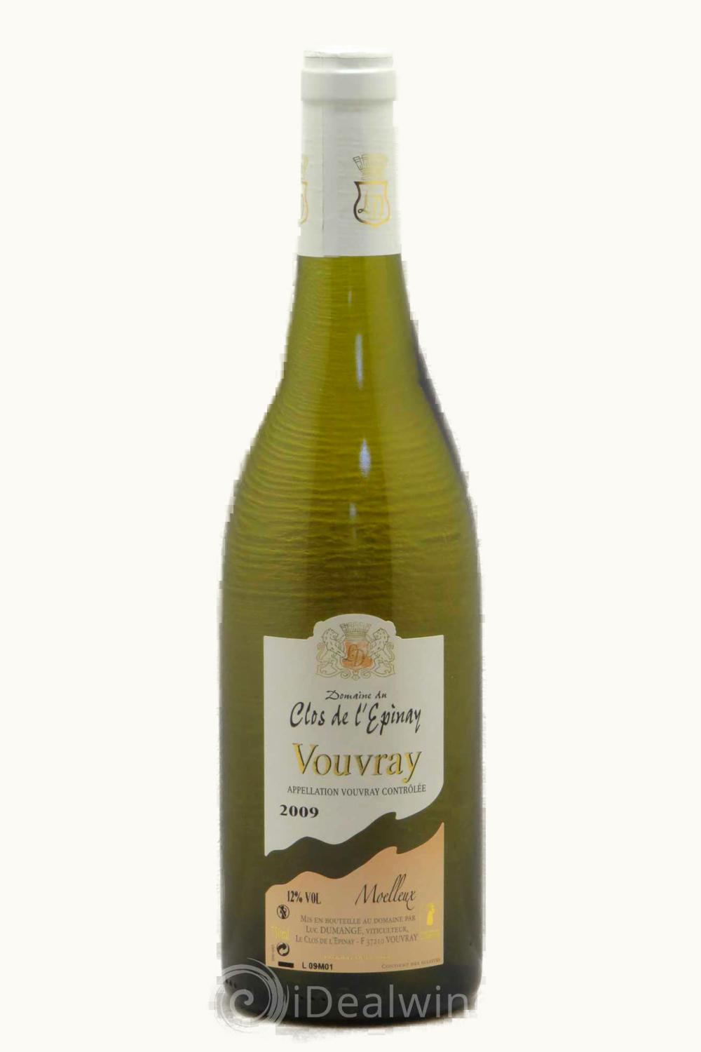Domaine du Clos de l'Epinay Domaine du Clos de l'Epinay Grand Réservé Vouvray Touraine Loire, 2009