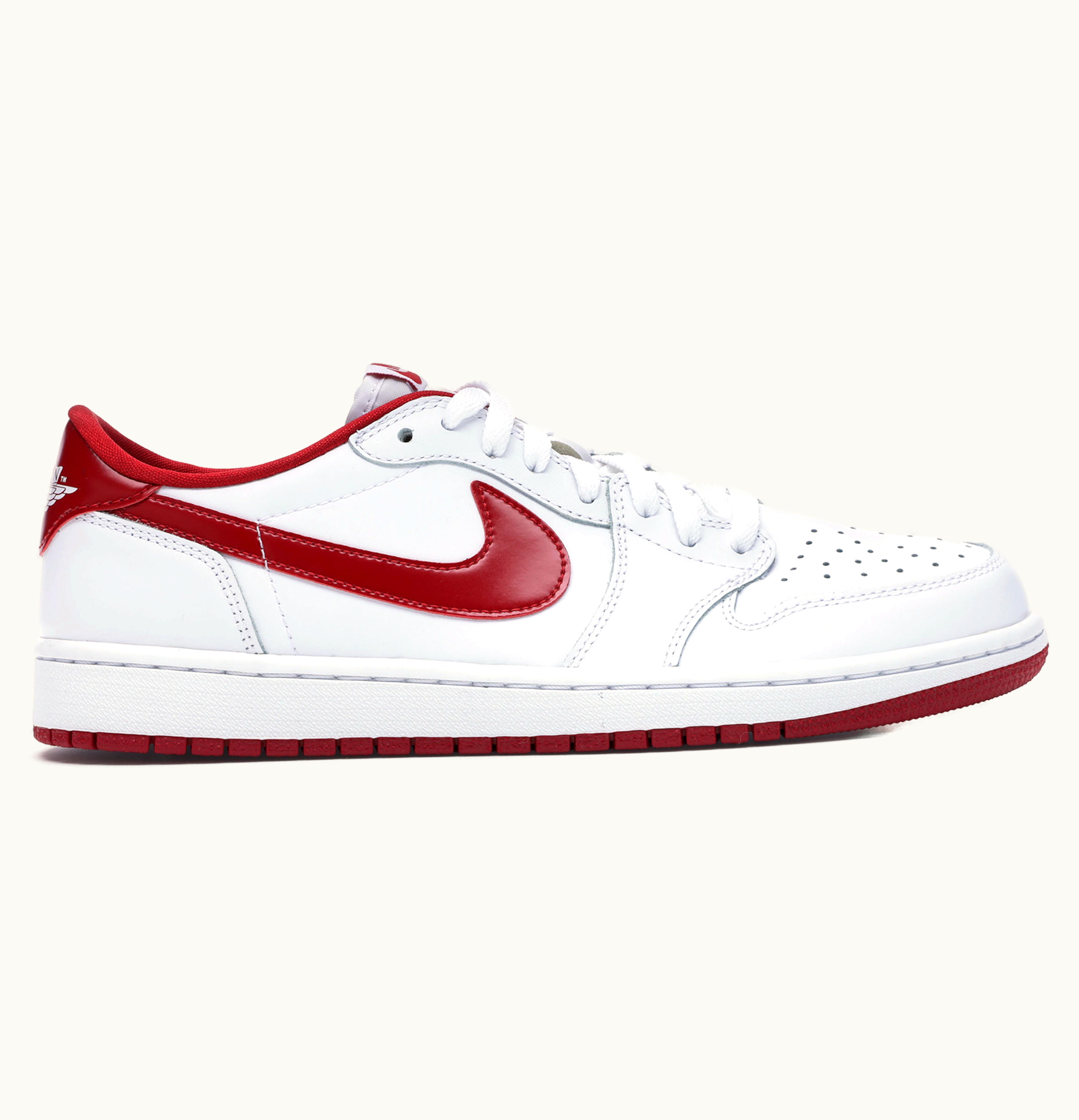 Jordan Air Jordan 1 Retro Low White Varsity Red