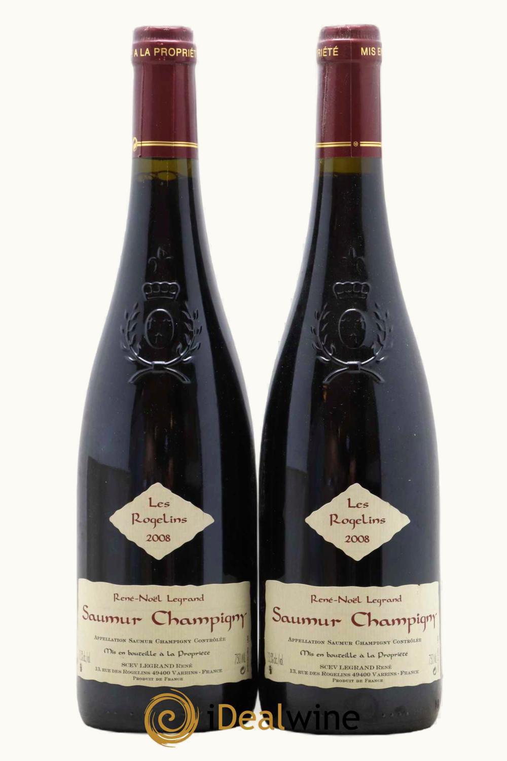 Clothilde Legrand Clothilde Legrand Les Rogelins Saumur Champigny Anjou Loire, 2008