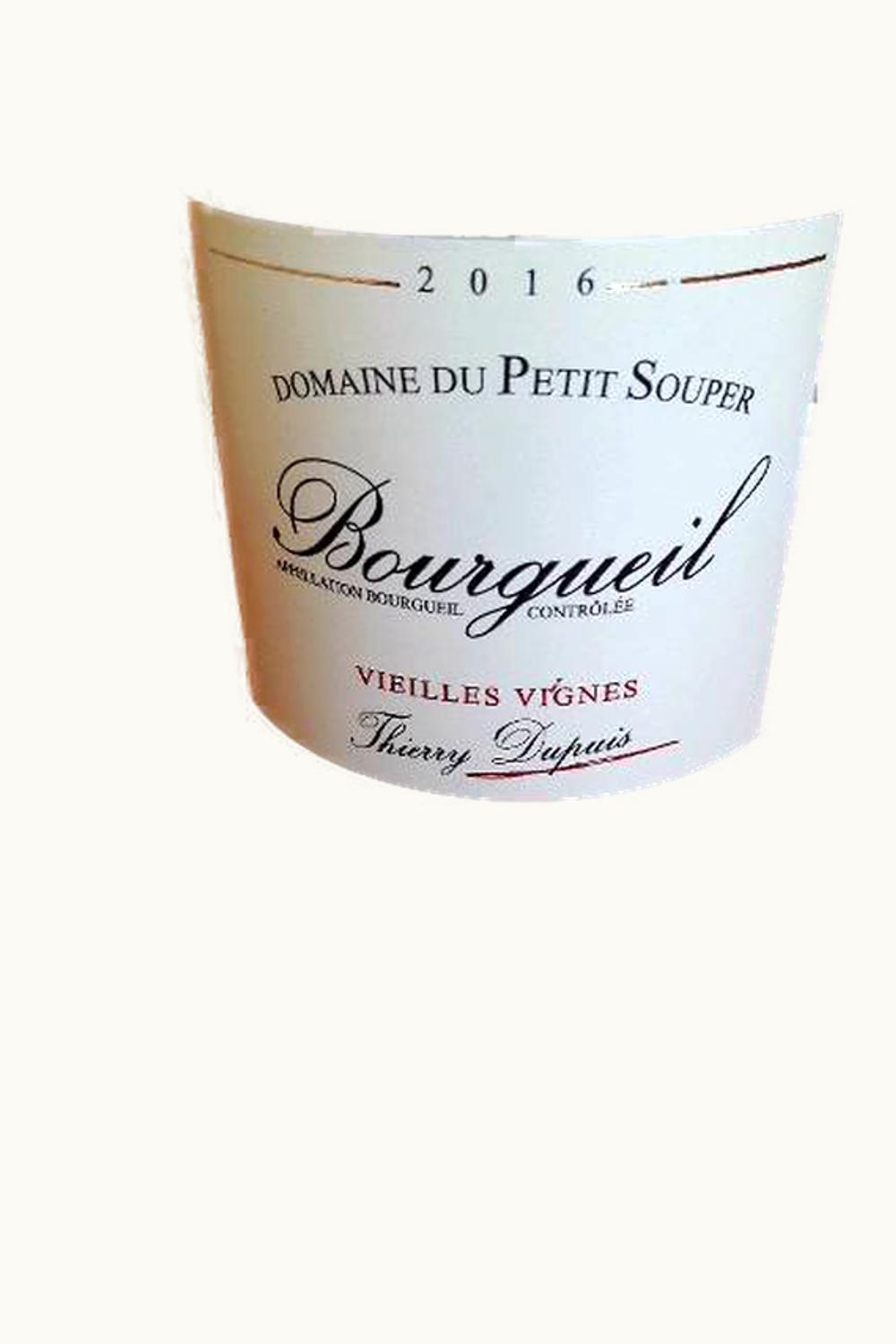 Domaine du Petit Souper Domaine du Petit Souper Vieilles Vignes Bourgueil Touraine Loire, 2008