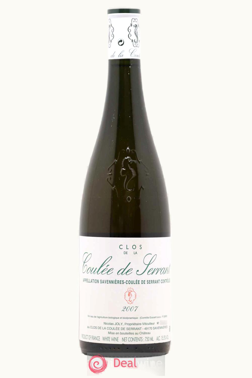 VIgnoble de la Coulée Serrant VIgnoble de la Coulée Serrant Les Vieux Clos Savenières Anjou Loire, 2007
