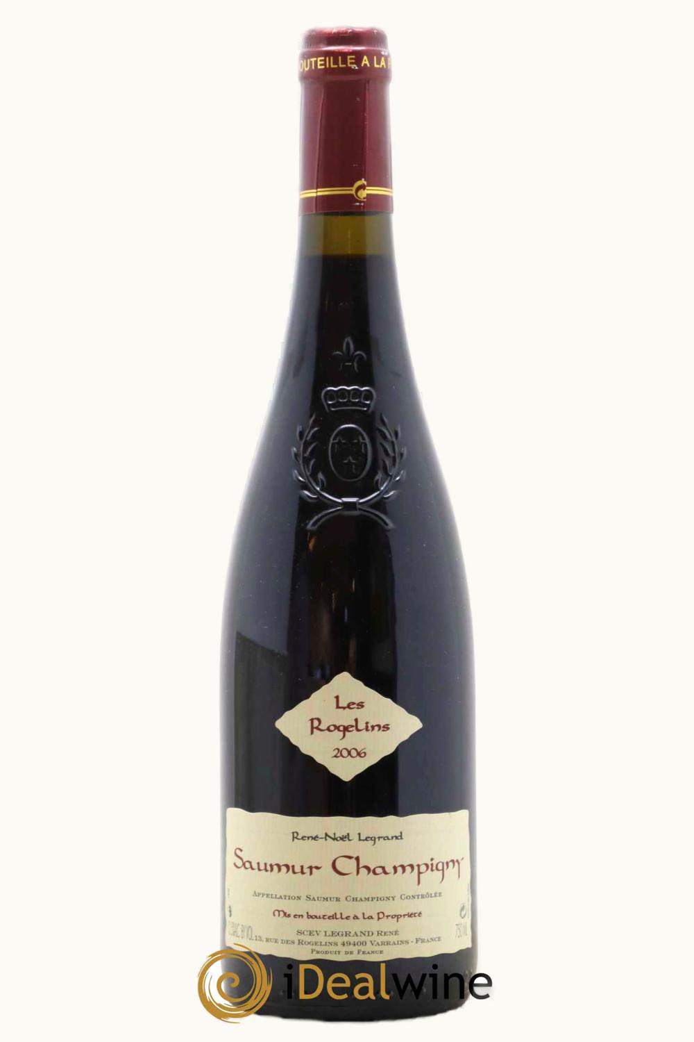 Clothilde Legrand Clothilde Legrand Les Rogelins Saumur Champigny Anjou Loire, 2006