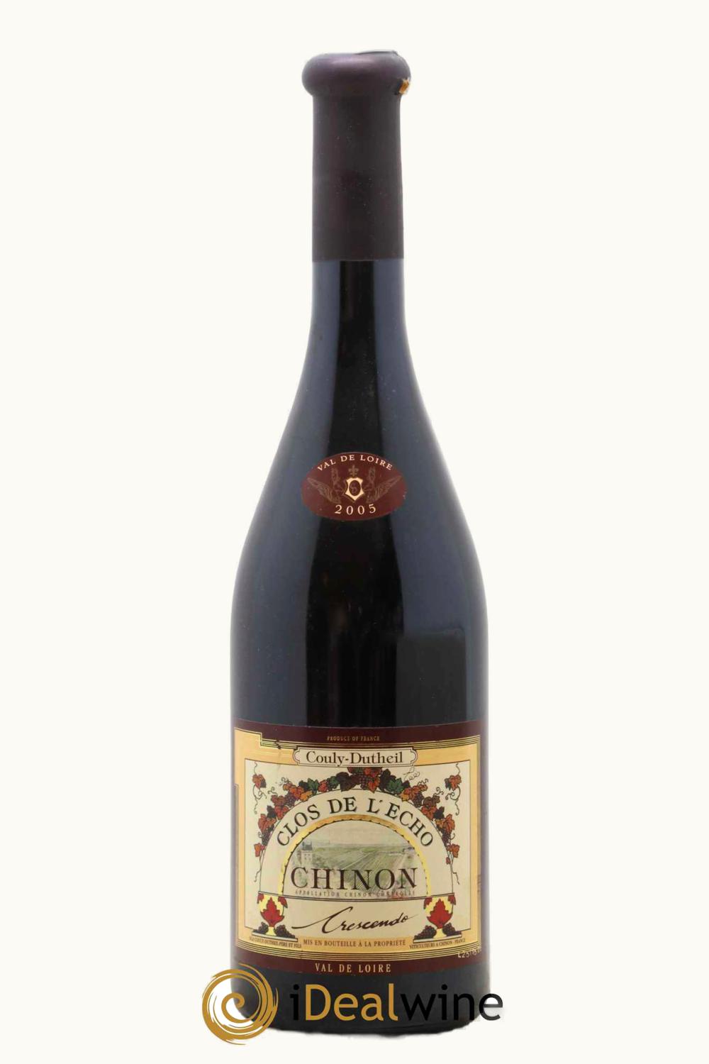 Couly-Dutheil Couly-Dutheil Clos de l'Echo Cuvee Crescendo Chinon Touraine Loire, 2005