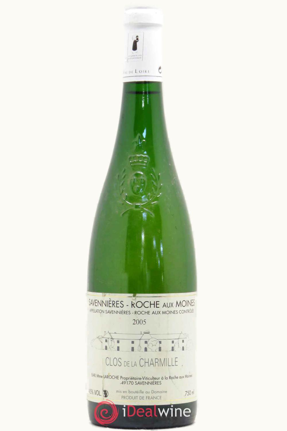Domaine Aux Moines Domaine Aux Moines La Roche Clos de Charmille Savenières Anjou Loire France, 2005