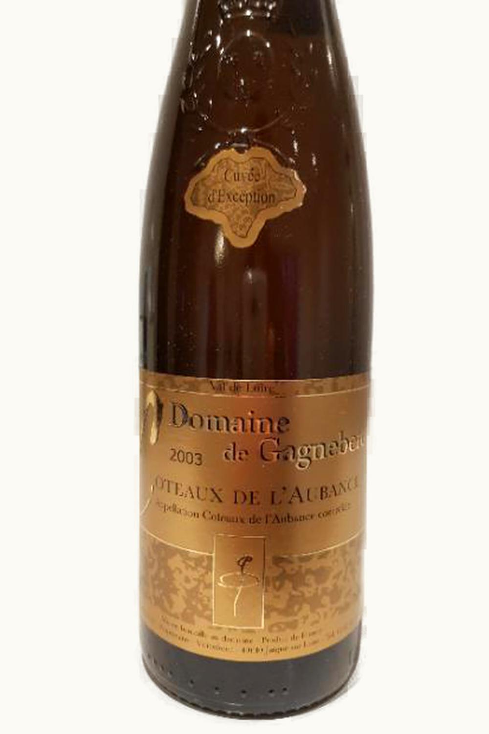 Domaine de Gagnebert Domaine de Gagnebert Coteaux l'Aubance Anjou Loire France, 2005