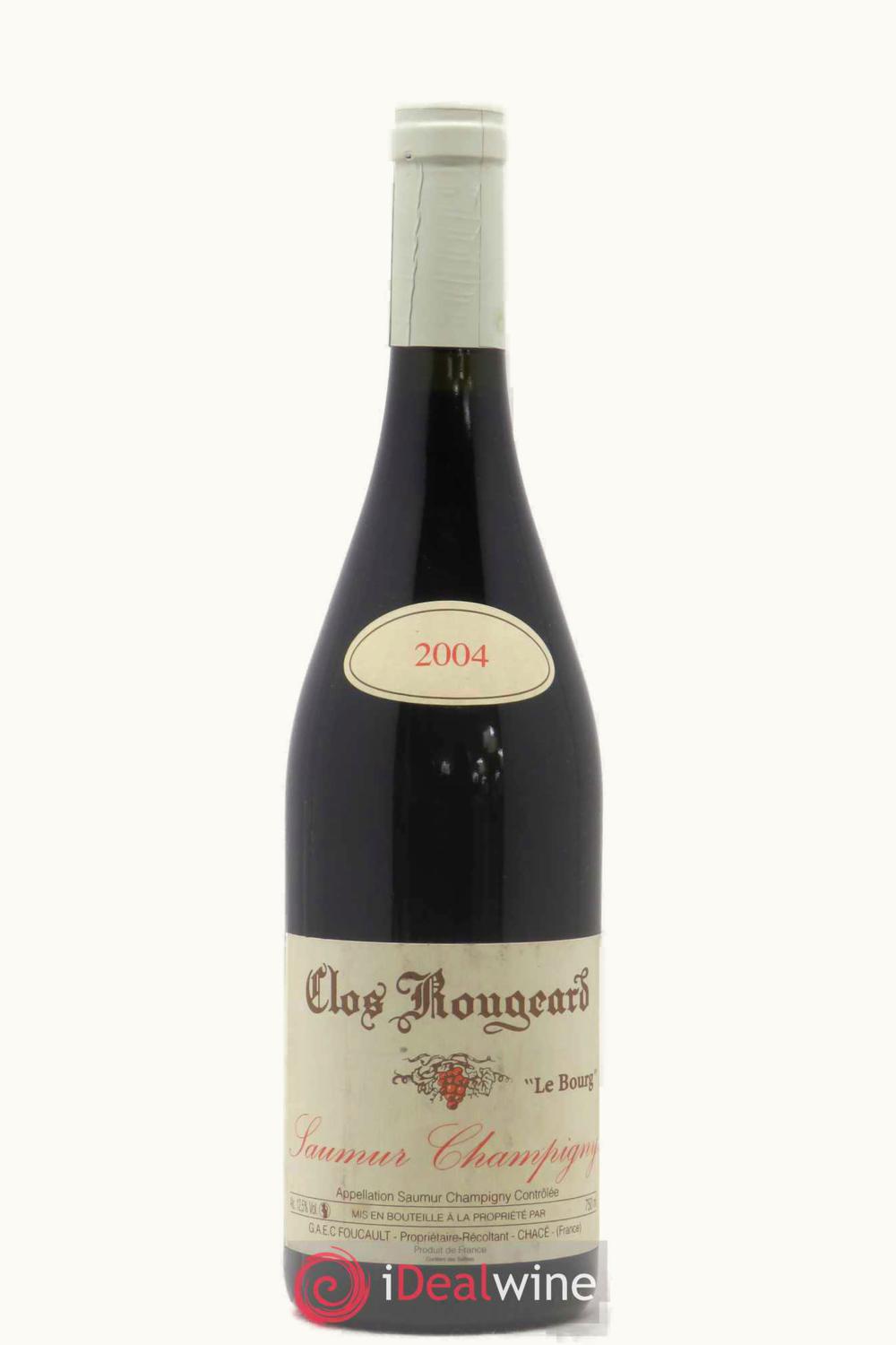 Clos Rougeard Clos Rougeard Le Bourg Saumur-Champigny Anjou Loire France, 2004