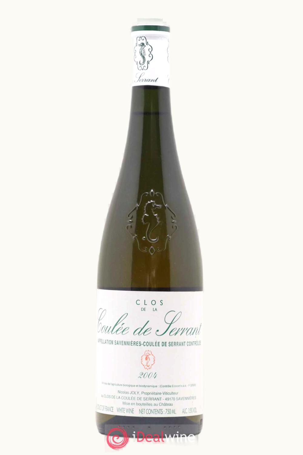 VIgnoble de la Coulée Serrant VIgnoble de la Coulée Serrant Clos Savenières Anjou Loire France, 2004
