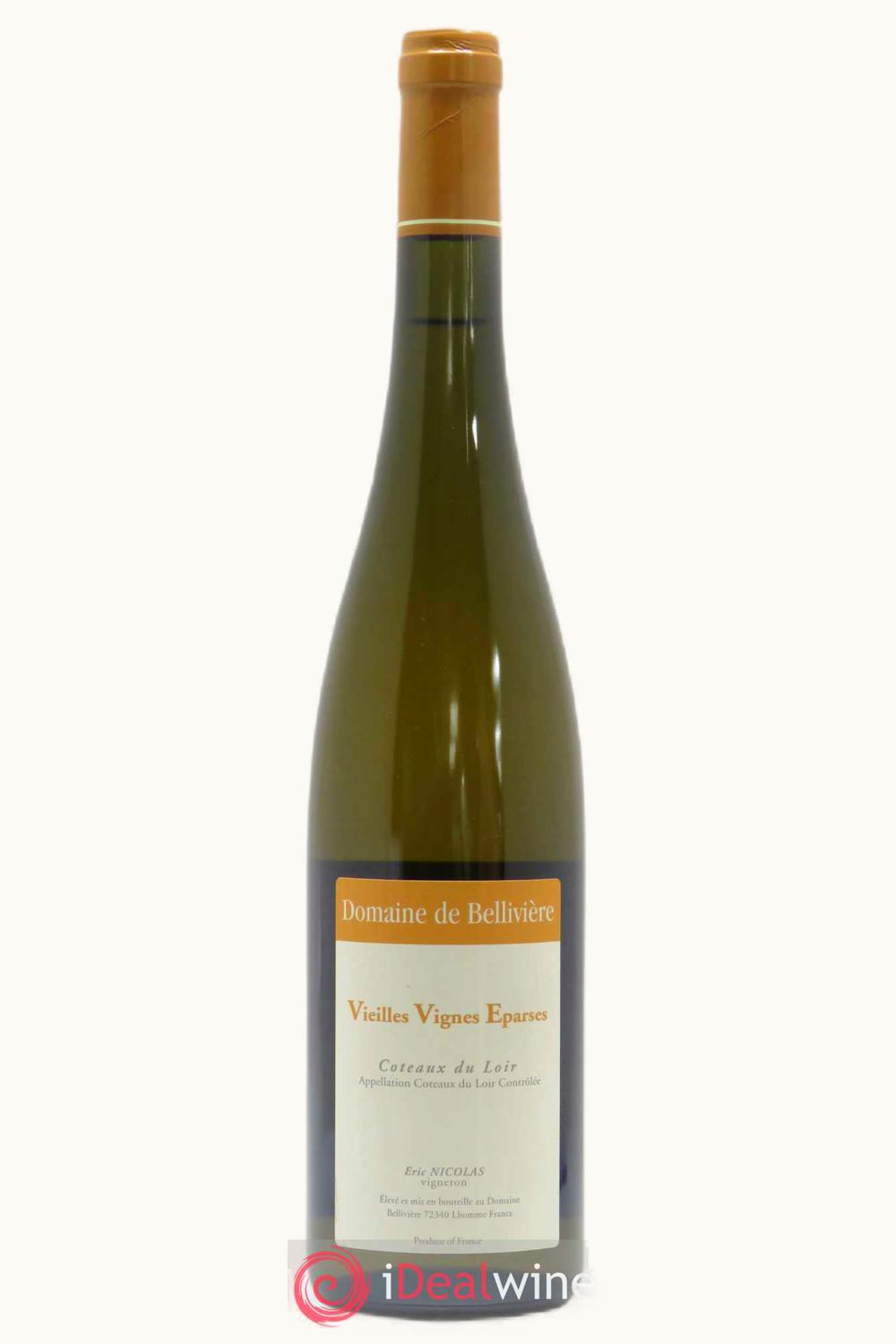 Eric Nicolas Domaine de Belliviere Eric Nicolas Domaine de Belliviere Vieilles Vignes Eparses Coteaux du Loir Vendômois France, 2004