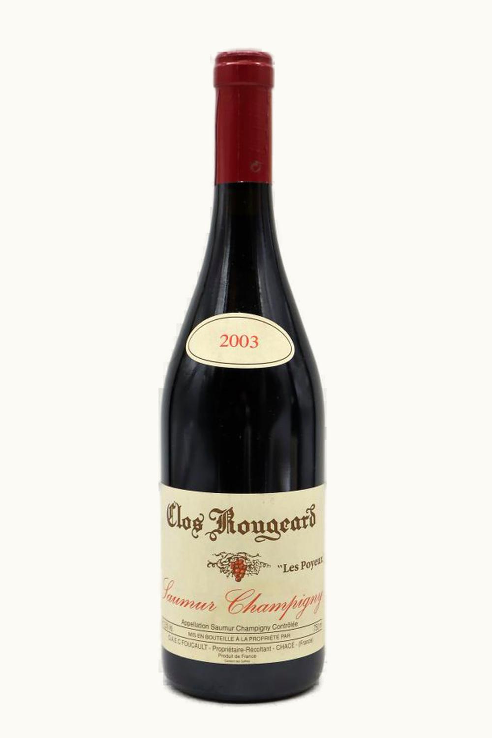 Clos Rougeard Clos Rougeard Les Poyeux Saumur-Champigny Anjou Loire France, 2003