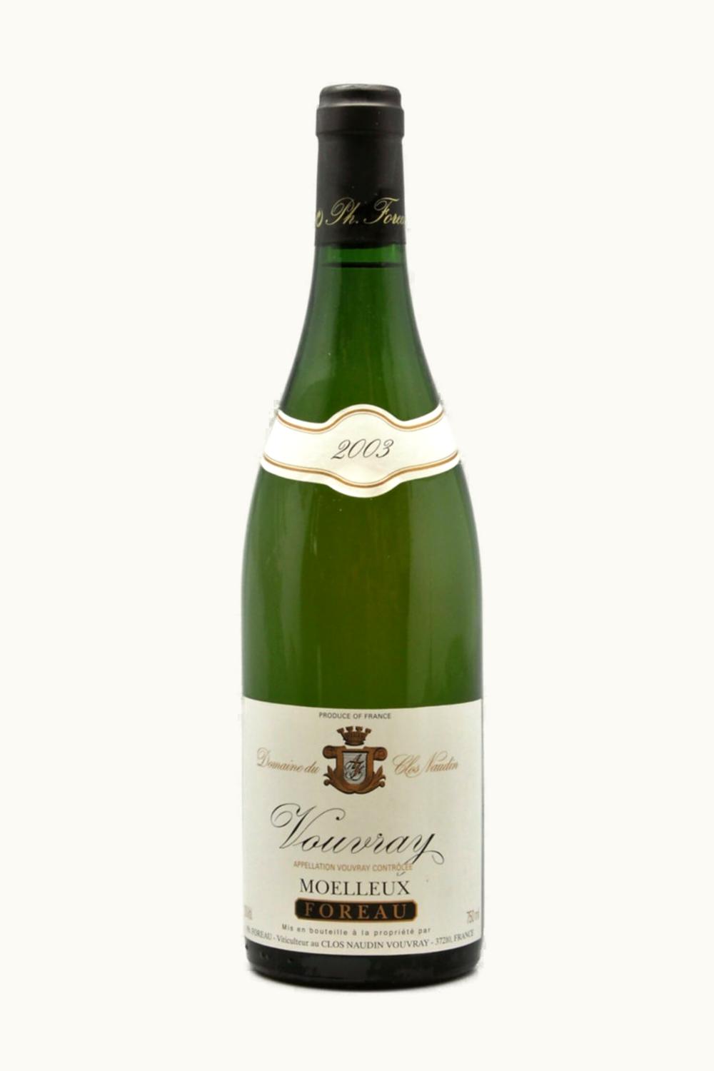 Philip Foreau Philip Foreau Dom du Clos Naudin Vouvray Moelleux Touraine Loire France, 2003