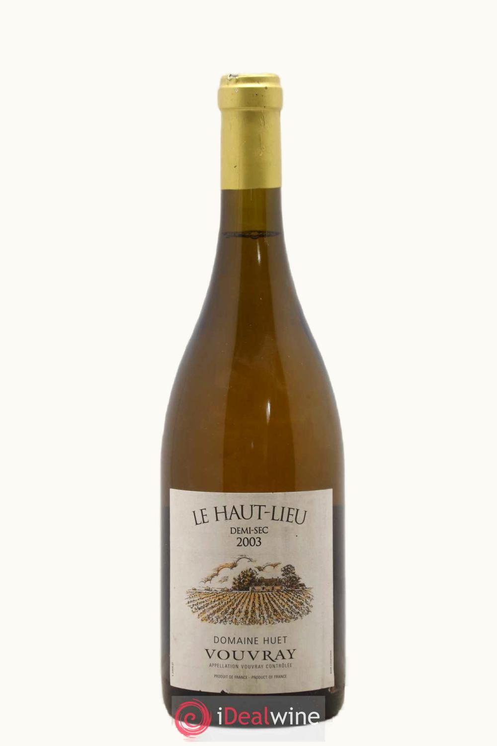 Domaine Huet Domaine Huet Le Haut-Lieu Demi-Sec Vouvray Touraine Loire France, 2003