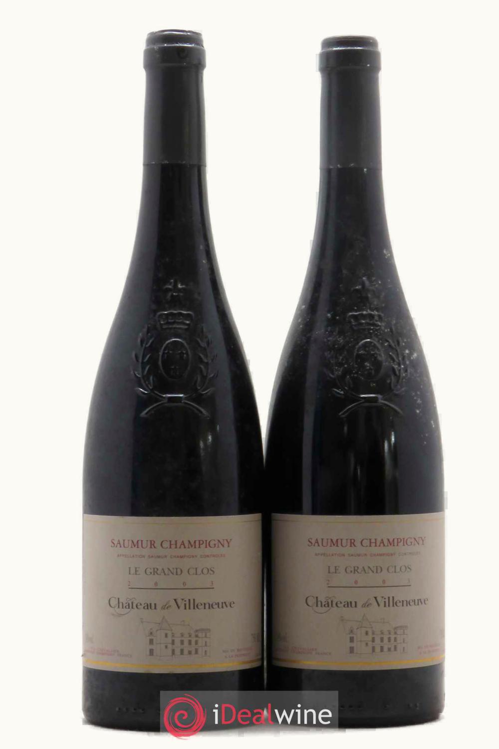 De Villeneuve De VIlleneuve Saumur-Champigny Anjou Loire France, 2003