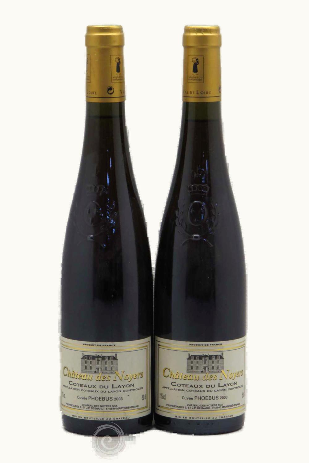 De Noyer De Noyer Cuvee Phébus Coteaux du Layon Anjou Loire France, 2003