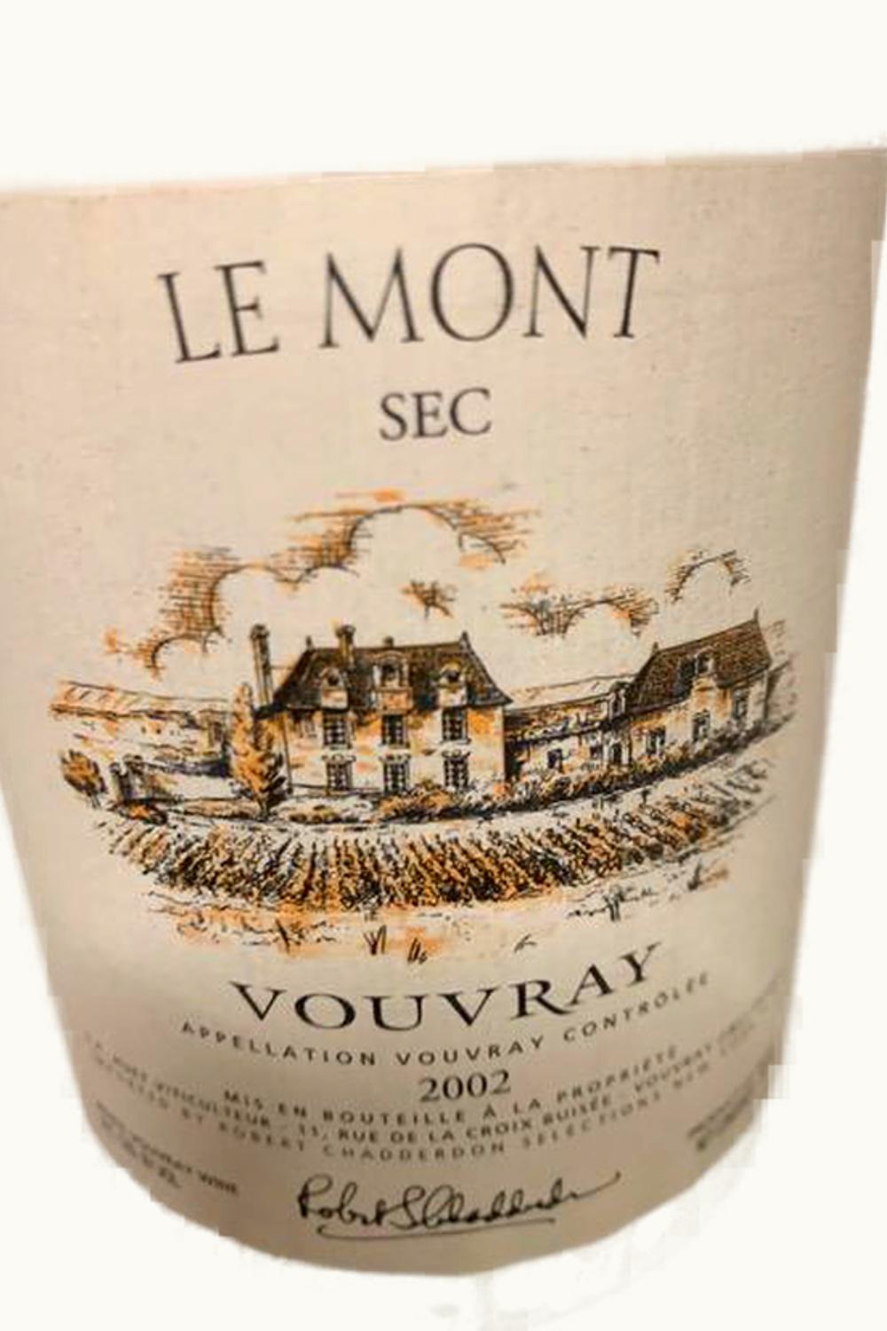 Domaine Huet Domaine Huet Le Mont Sec Vouvray Touraine Loire France, 2002
