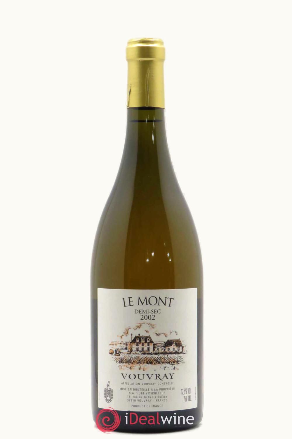 Domaine Huet Domaine Huet Le Mont Demi-Sec Vouvray Touraine Loire France, 2002