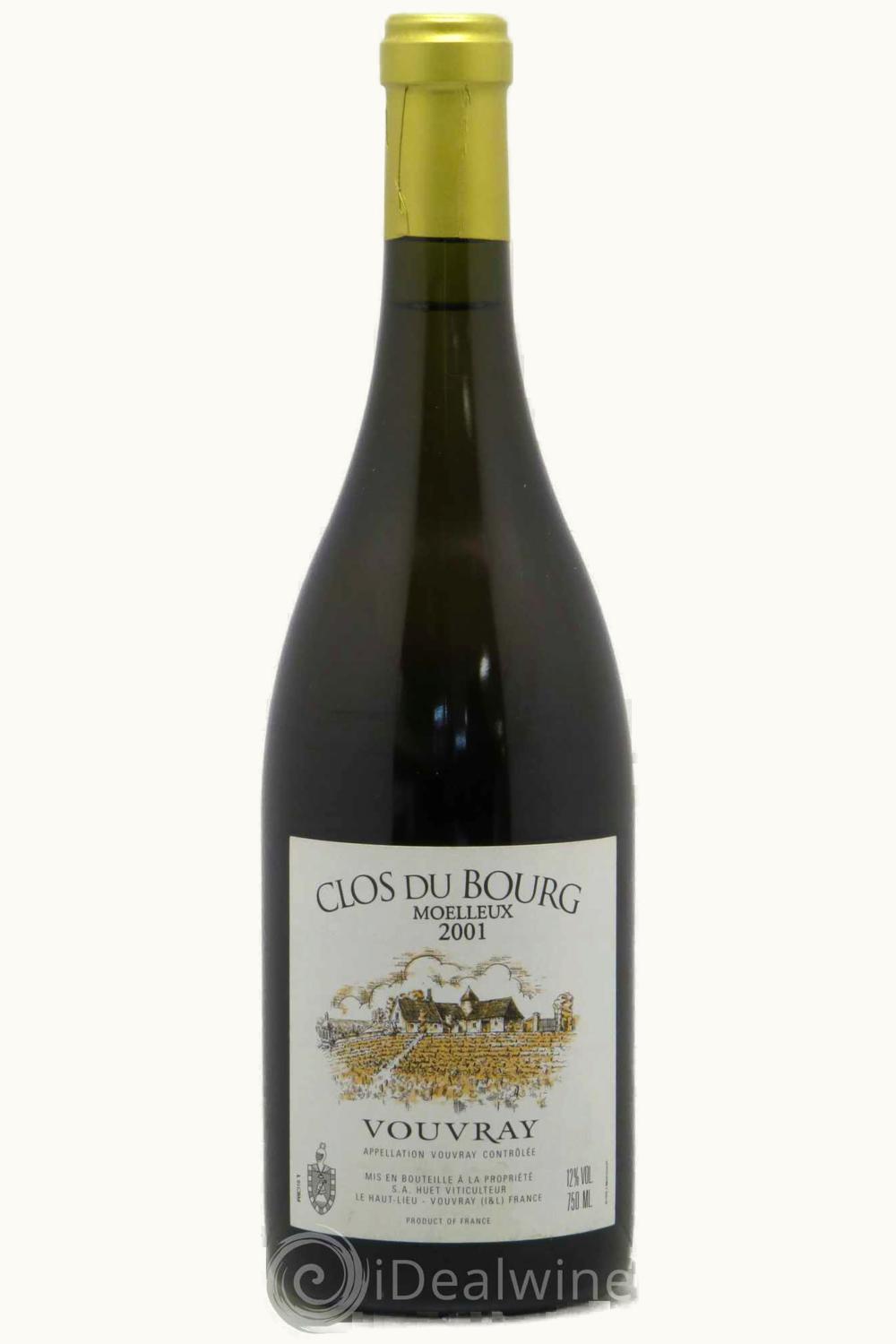 Domaine Huet Domaine Huet Clos du Bourg Moelleux Vouvray Touraine Loire France, 2001